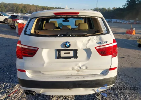 2013 BMW X3 xDrive28I z USA, uszkodzony, nr VIN 5UXWX9C50D0A29054